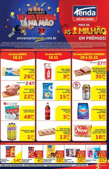 Folheto Tenda Atacado - 18/11/2021 - 21/11/2021.