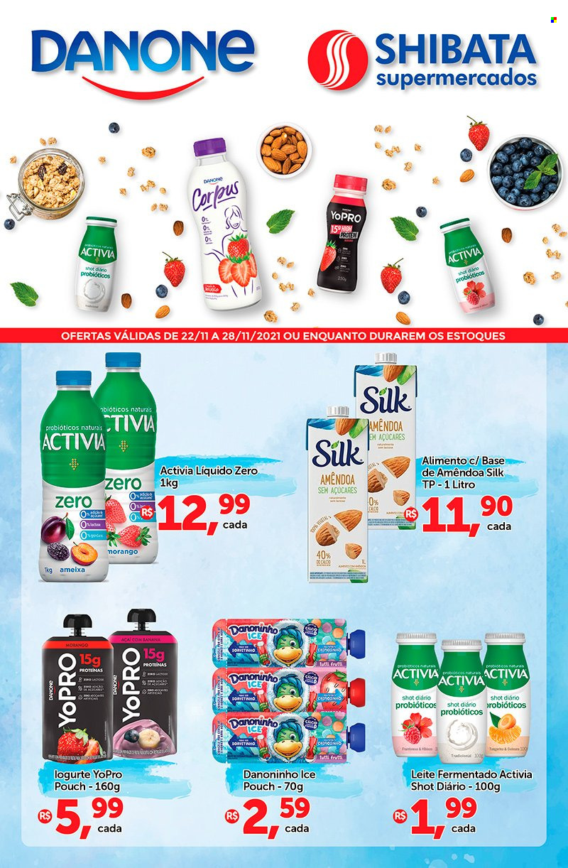 Folheto Shibata Supermercados - 22/11/2021 - 28/11/2021. Página 1