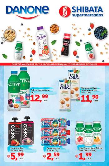 Folheto Shibata Supermercados - 22/11/2021 - 28/11/2021.