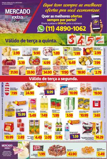 Folheto Mercado Extra - 23/11/2021 - 29/11/2021.