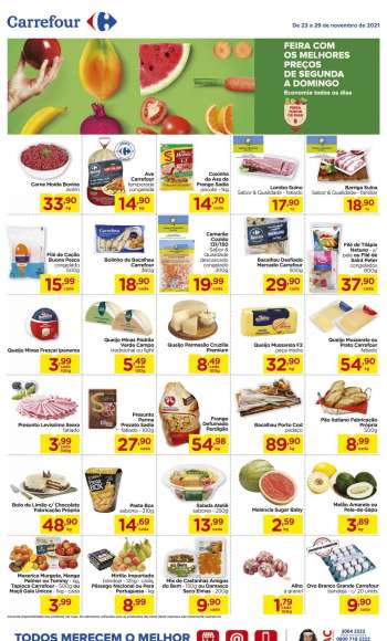 Folheto Carrefour Hiper - 23/11/2021 - 29/11/2021.