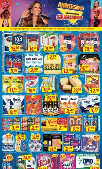 Folheto Supermercados Guanabara - 24/11/2021 - 30/11/2021.