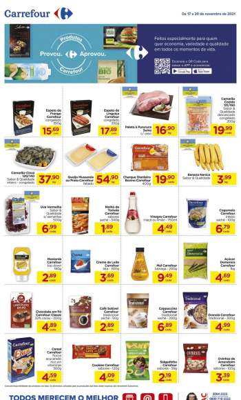 Folheto Carrefour Hiper - 17/11/2021 - 30/11/2021.