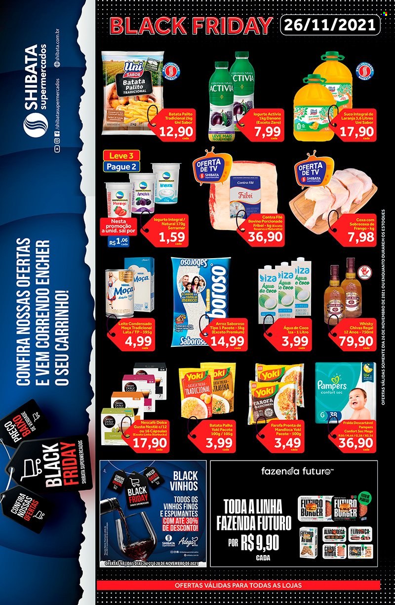 Folheto Shibata Supermercados - 26/11/2021 - 28/11/2021. Página 1