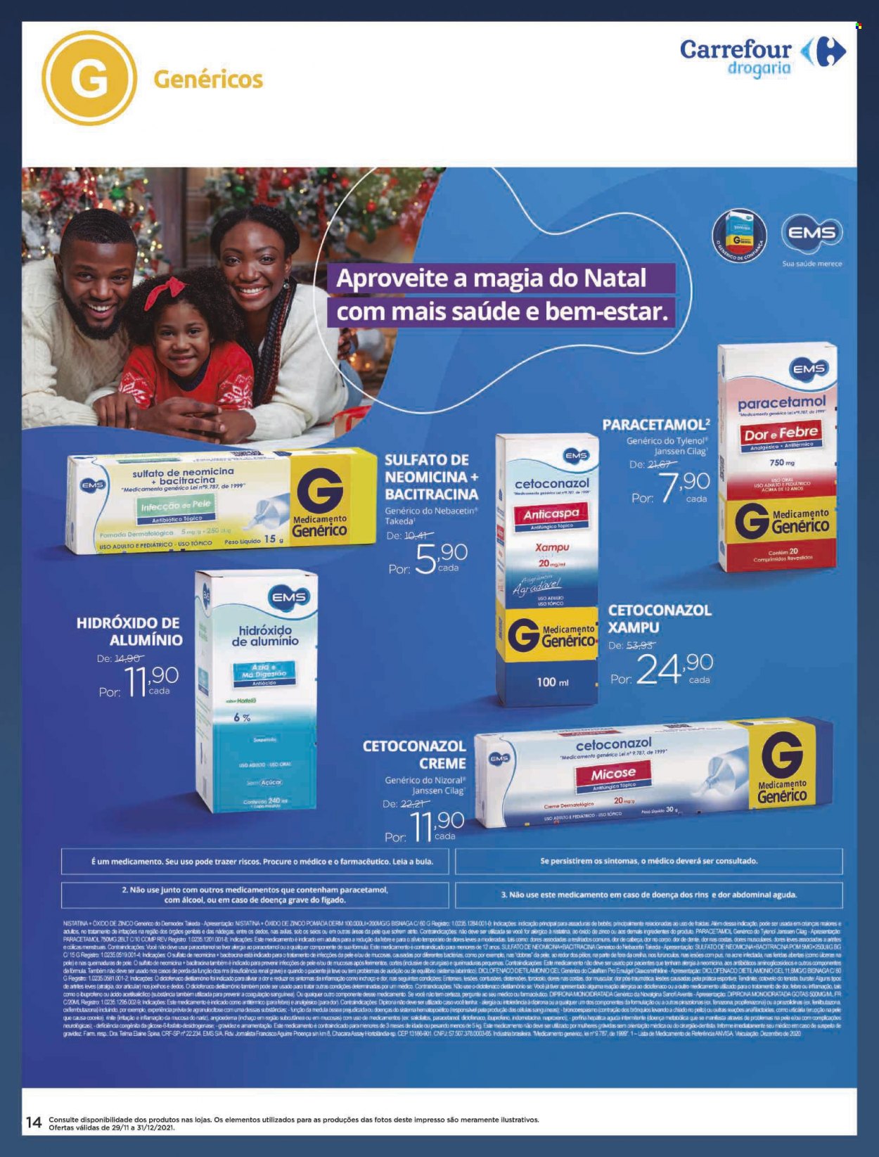 Folheto Carrefour Drogaria - 29/11/2021 - 31/12/2021. Página 14