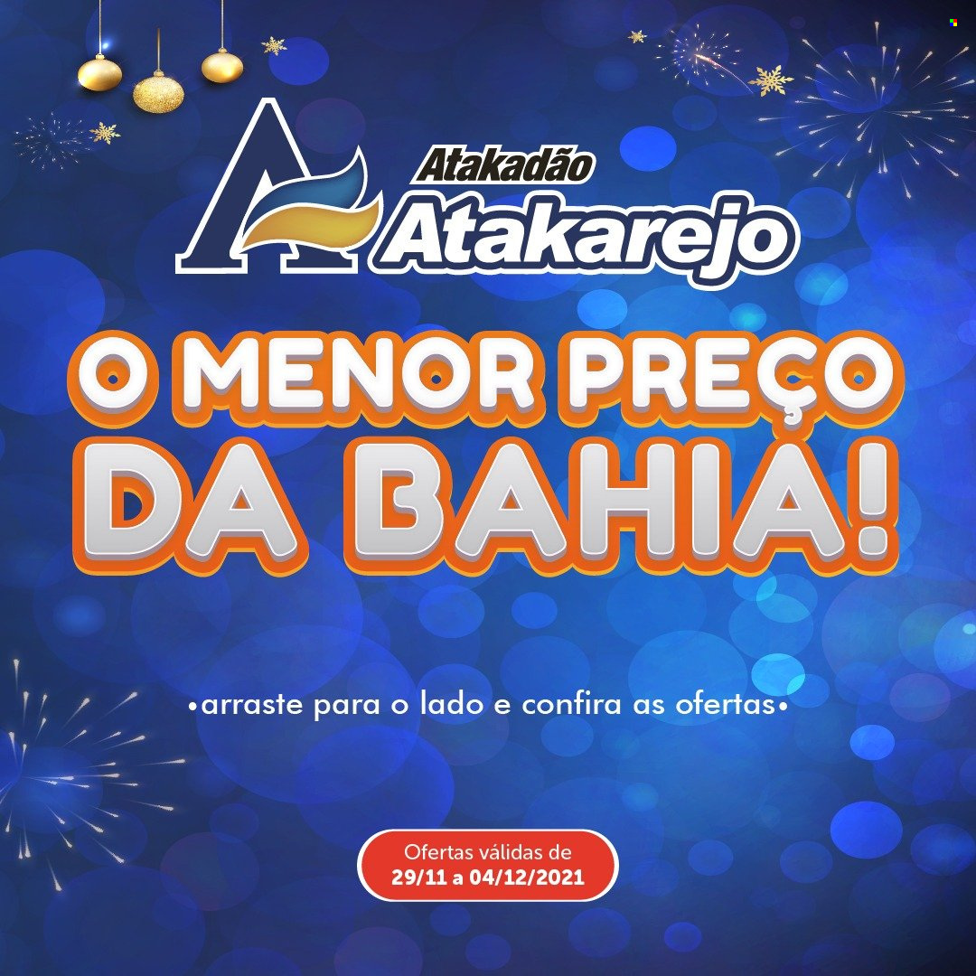 Folheto Atakadão Atakarejo - 29/11/2021 - 04/12/2021. Página 1