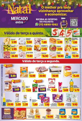 Folheto Mercado Extra - 30/11/2021 - 06/12/2021.