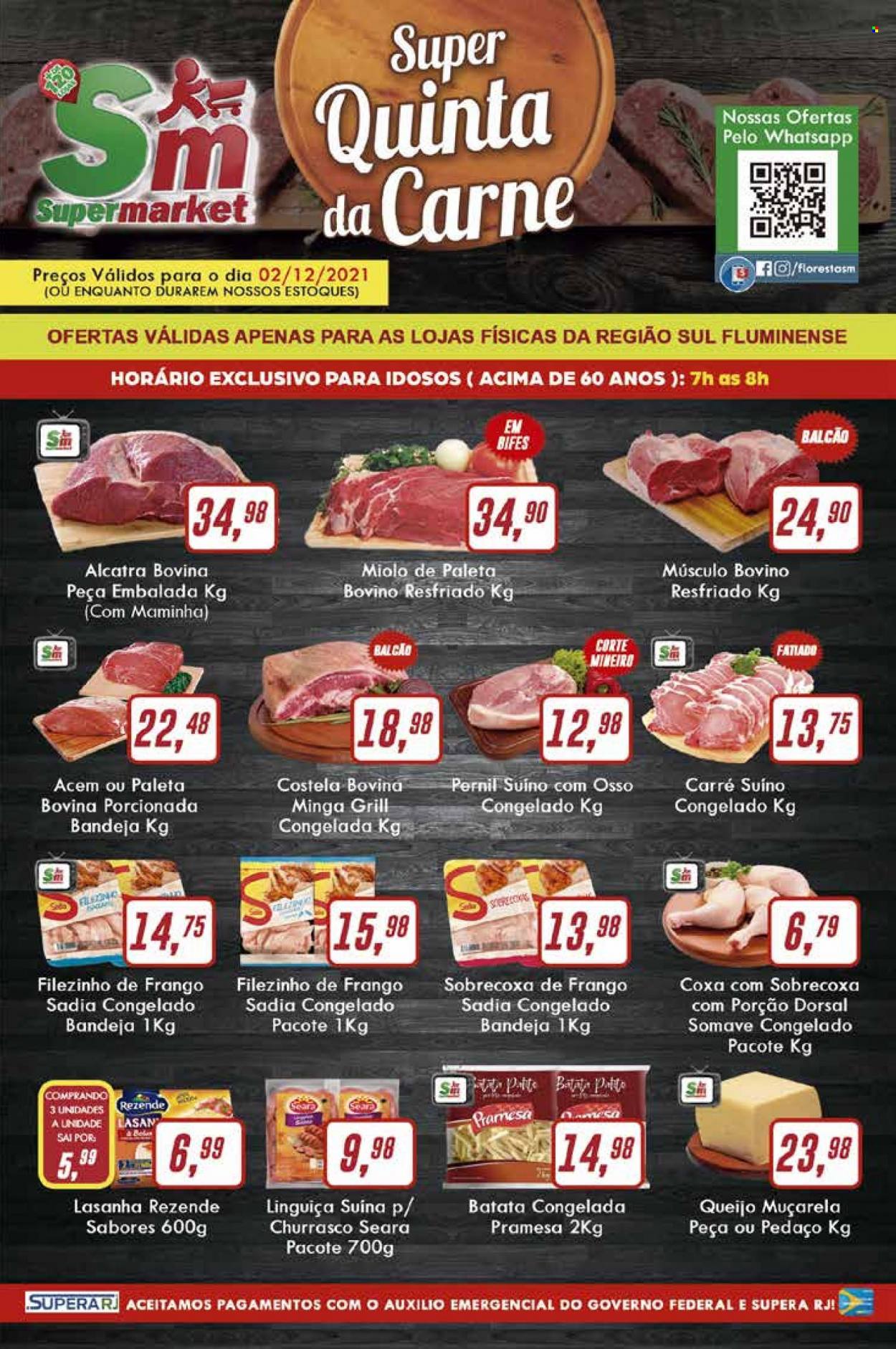 Folheto Rede Supermarket - 02/12/2021 - 02/12/2021. Página 1