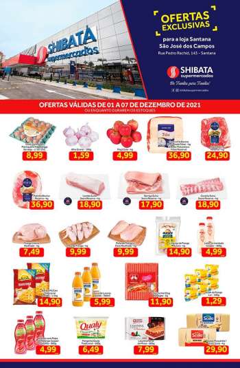 Folheto Shibata Supermercados - 01/12/2021 - 07/12/2021.