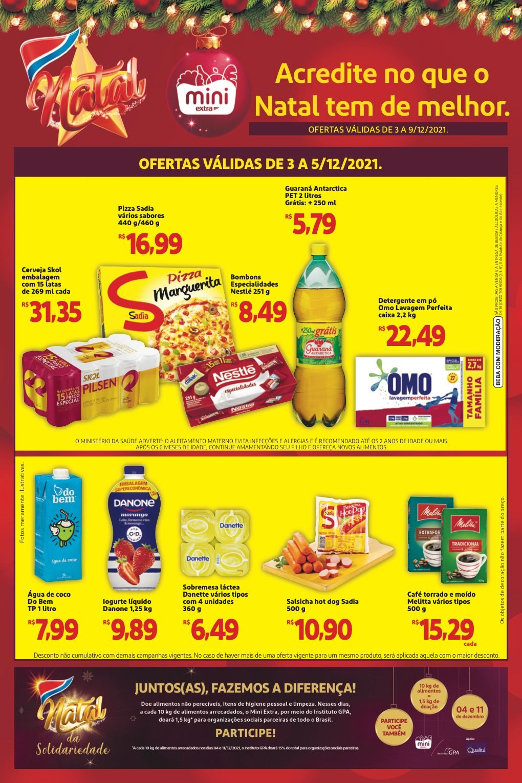 Folheto Mini Extra - 03/12/2021 - 09/12/2021. Página 1