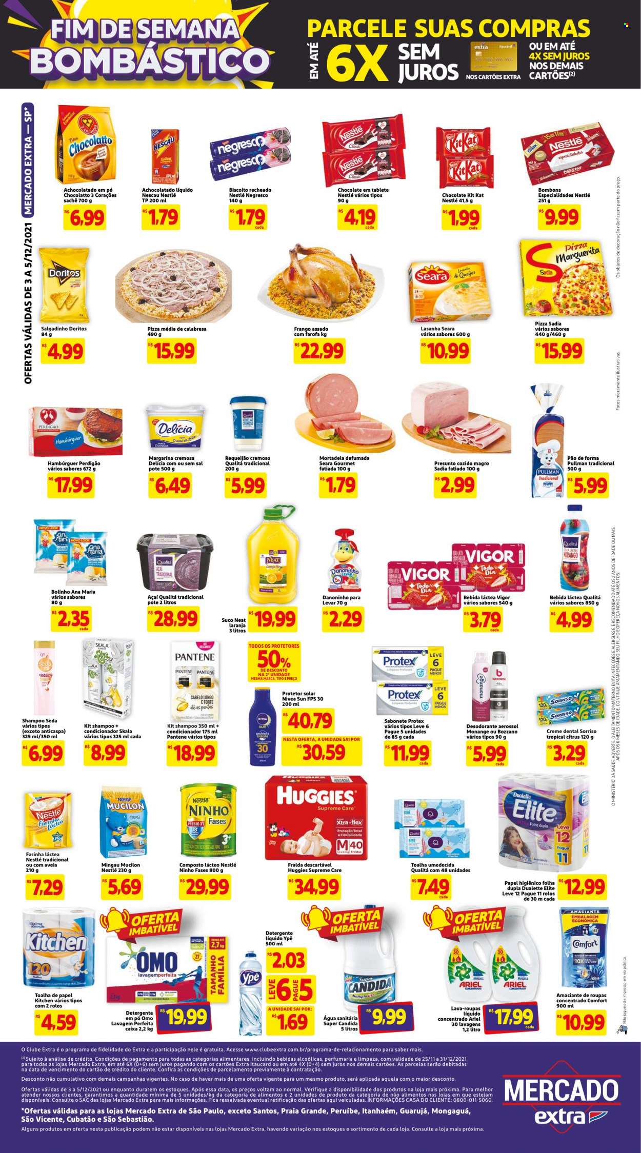 Folheto Mercado Extra - 03/12/2021 - 05/12/2021. Página 2