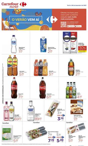 Folheto Carrefour Market - 06/12/2021 - 26/12/2021.