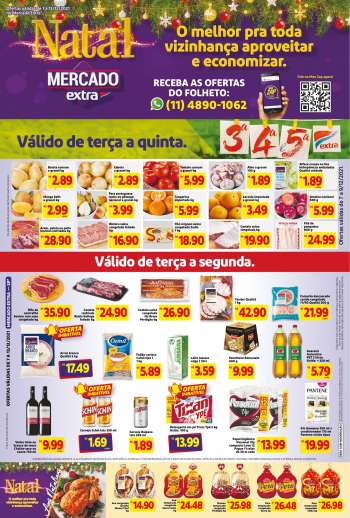 Folheto Mercado Extra - 07/12/2021 - 13/12/2021.