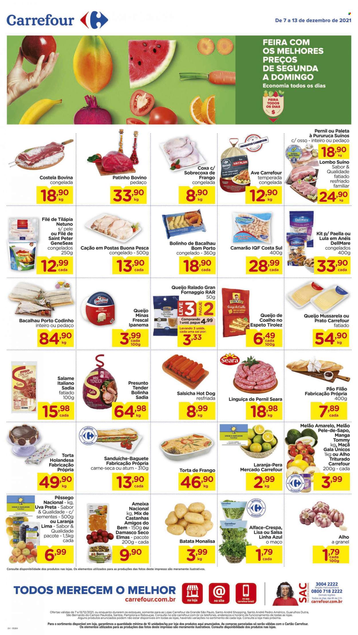 Folheto Carrefour Hiper - 07/12/2021 - 13/12/2021. Página 1