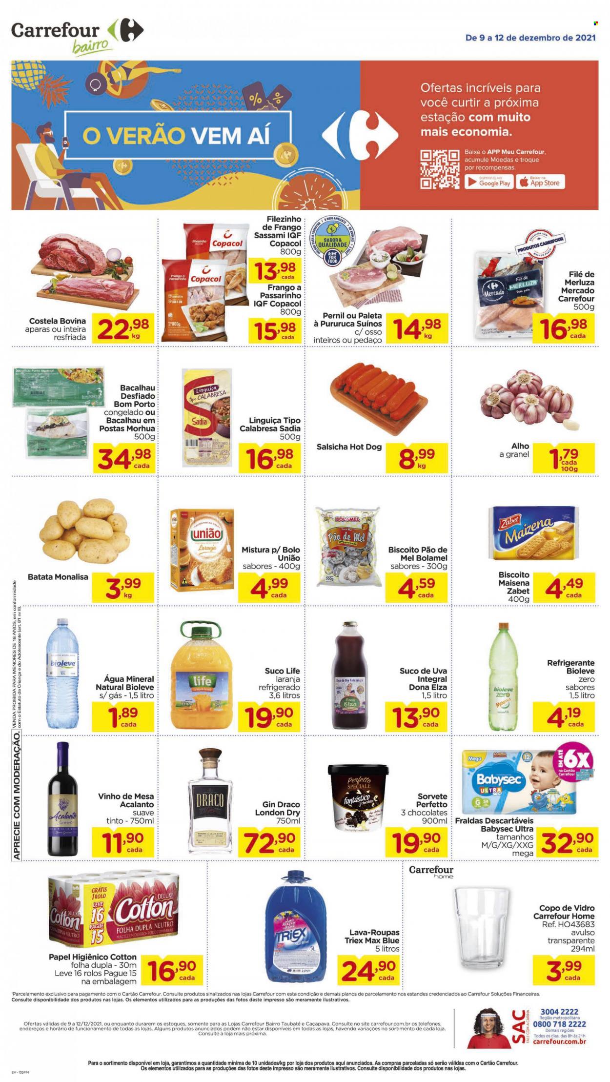 Folheto Carrefour Bairro - 09/12/2021 - 12/12/2021. Página 1