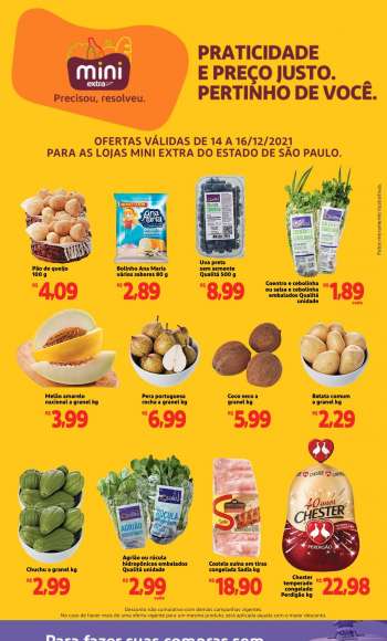 Folheto Mini Extra - 14/12/2021 - 16/12/2021.