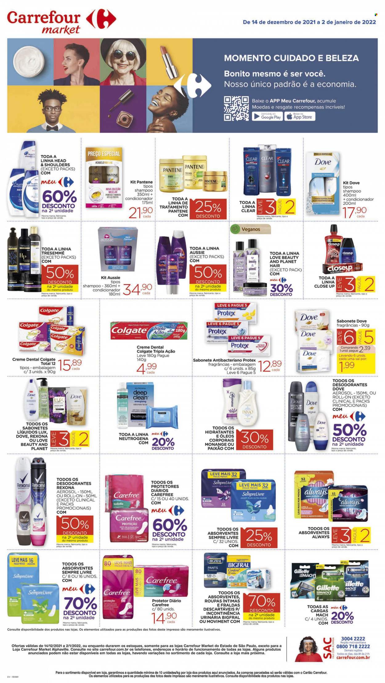 Folheto Carrefour Market - 14/12/2021 - 02/01/2022. Página 1