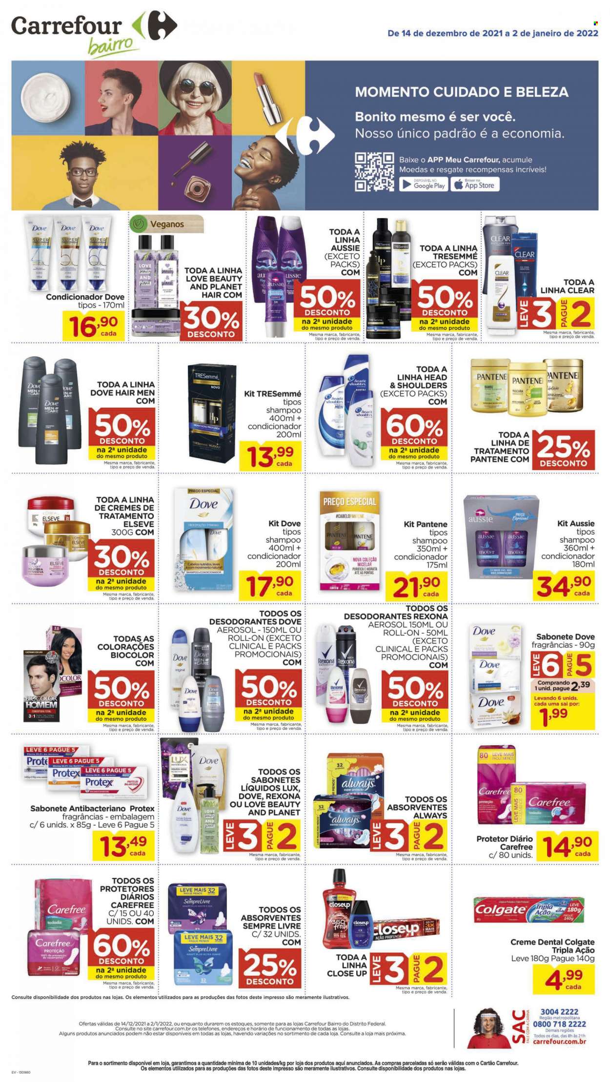 Folheto Carrefour Bairro - 14/12/2021 - 02/01/2022. Página 1