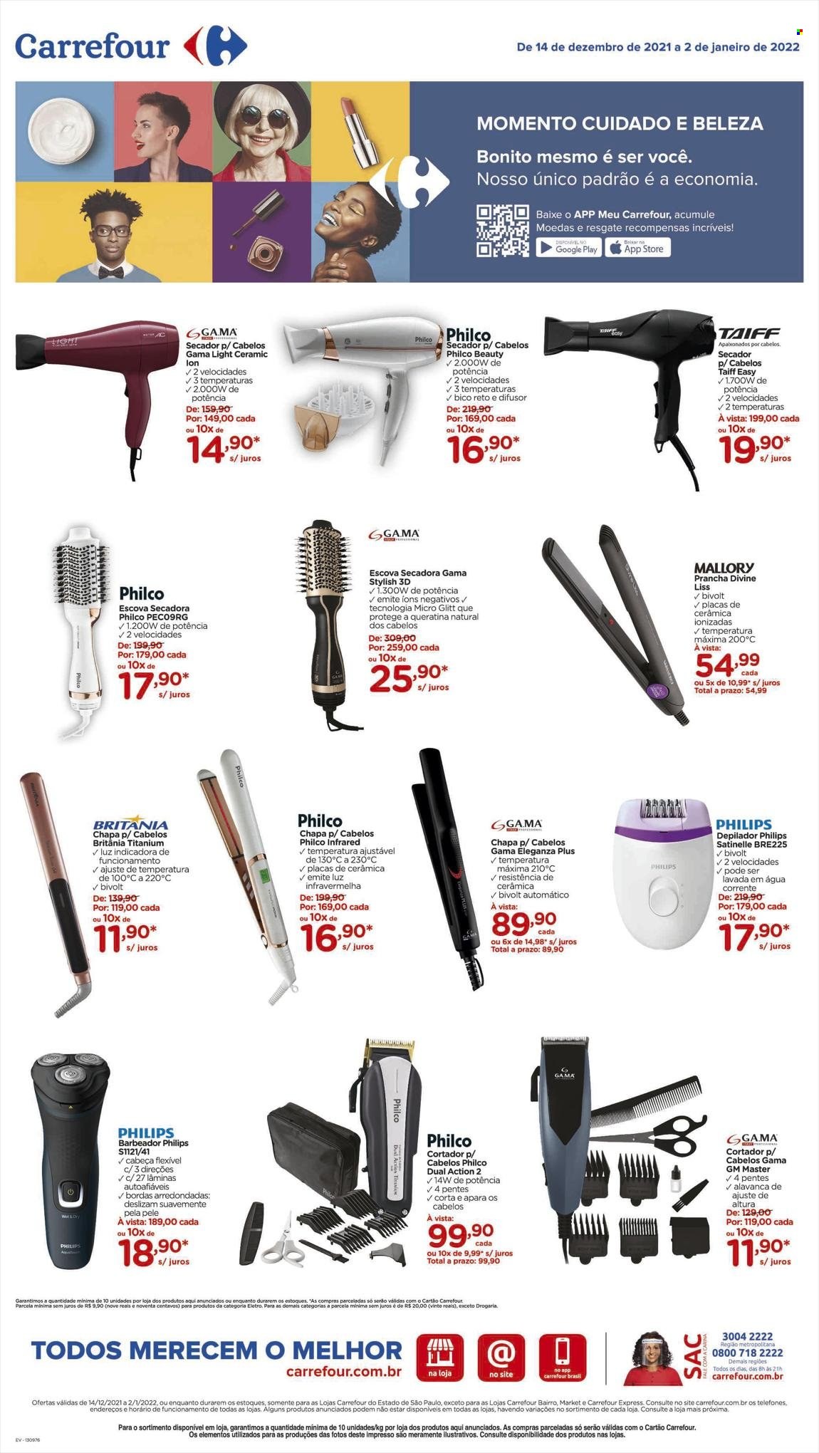 Folheto Carrefour Hiper - 14/12/2021 - 02/01/2022. Página 12
