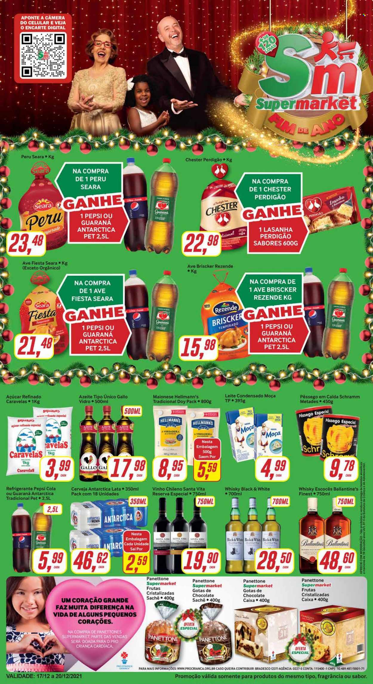 Folheto Rede Supermarket - 17/12/2021 - 20/12/2021. Página 1