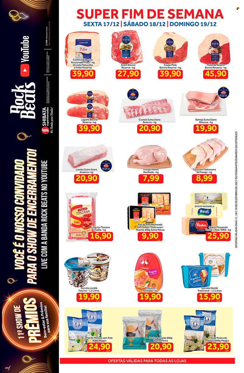 Folheto Shibata Supermercados - 17/12/2021 - 19/12/2021. Página 1