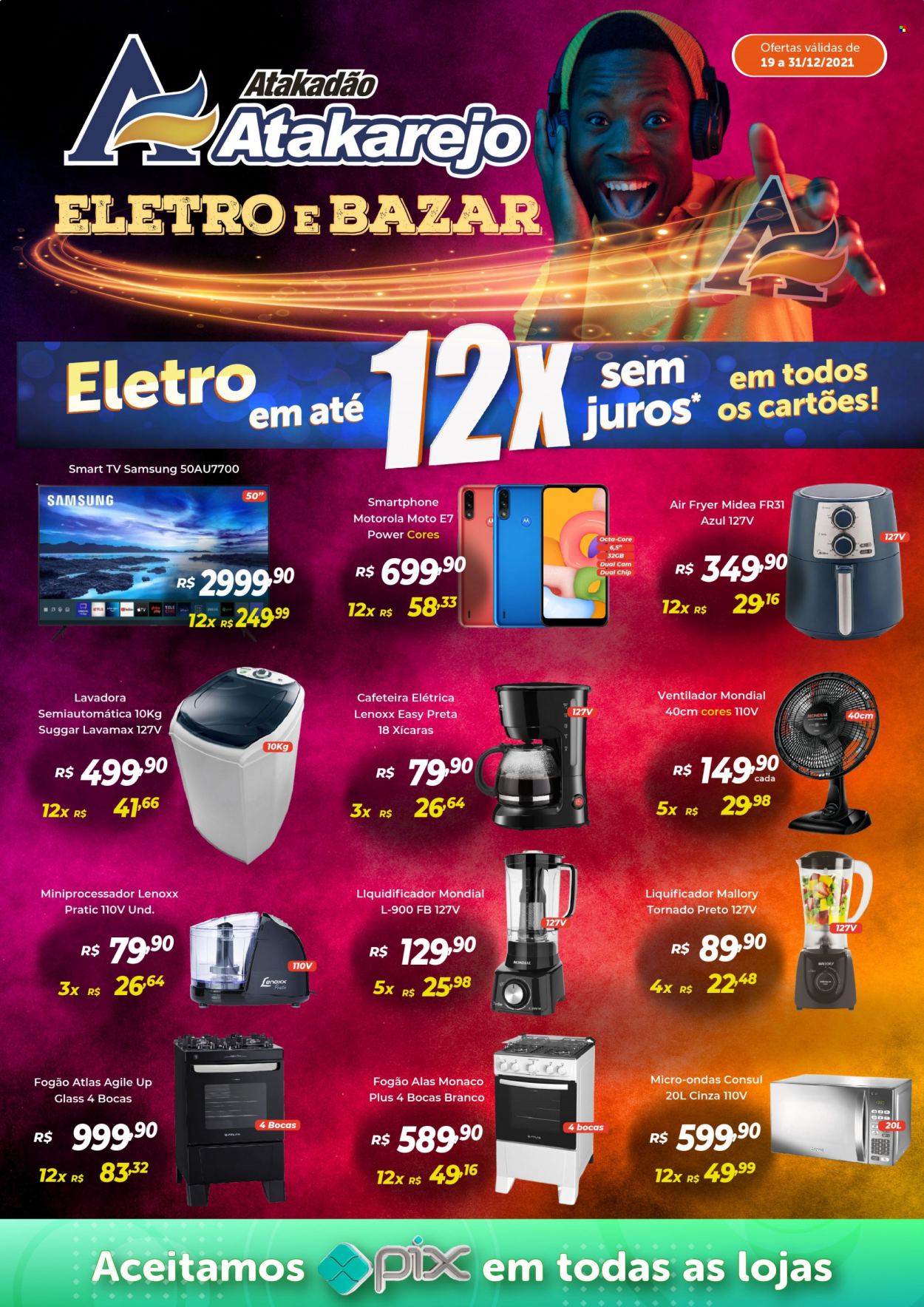Folheto Atakadão Atakarejo - 19/12/2021 - 31/12/2021. Página 1