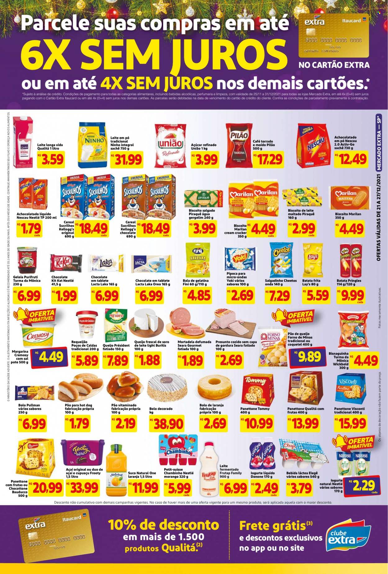 Folheto Mercado Extra - 21/12/2021 - 27/12/2021. Página 3