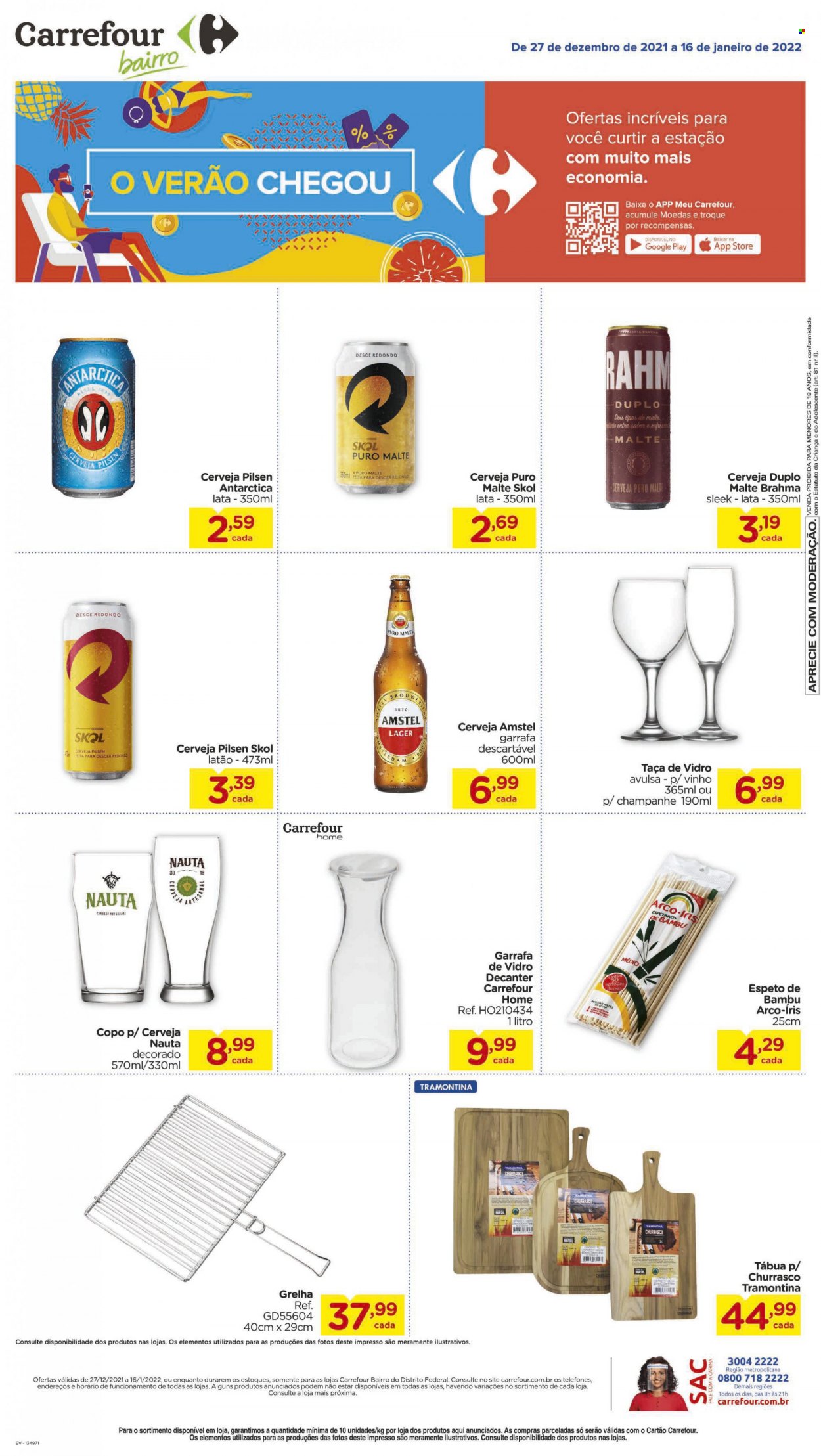 Folheto Carrefour Bairro - 27/12/2021 - 16/01/2022. Página 1