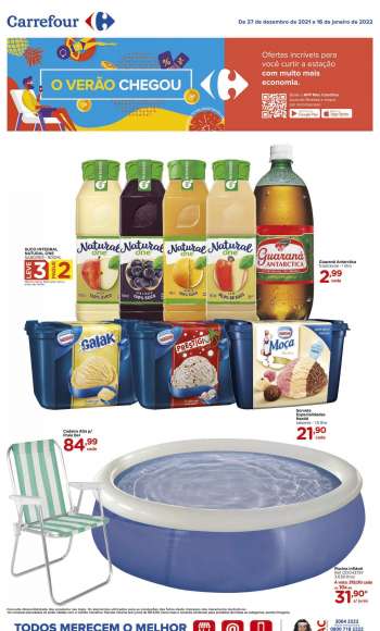 Folheto Carrefour Hiper - 27/12/2021 - 16/01/2022.
