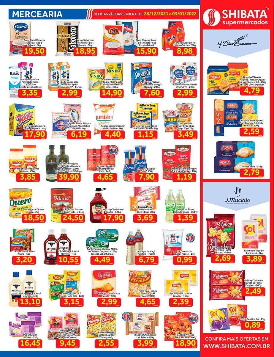 Folheto Shibata Supermercados - 28/12/2021 - 03/01/2022. Página 2