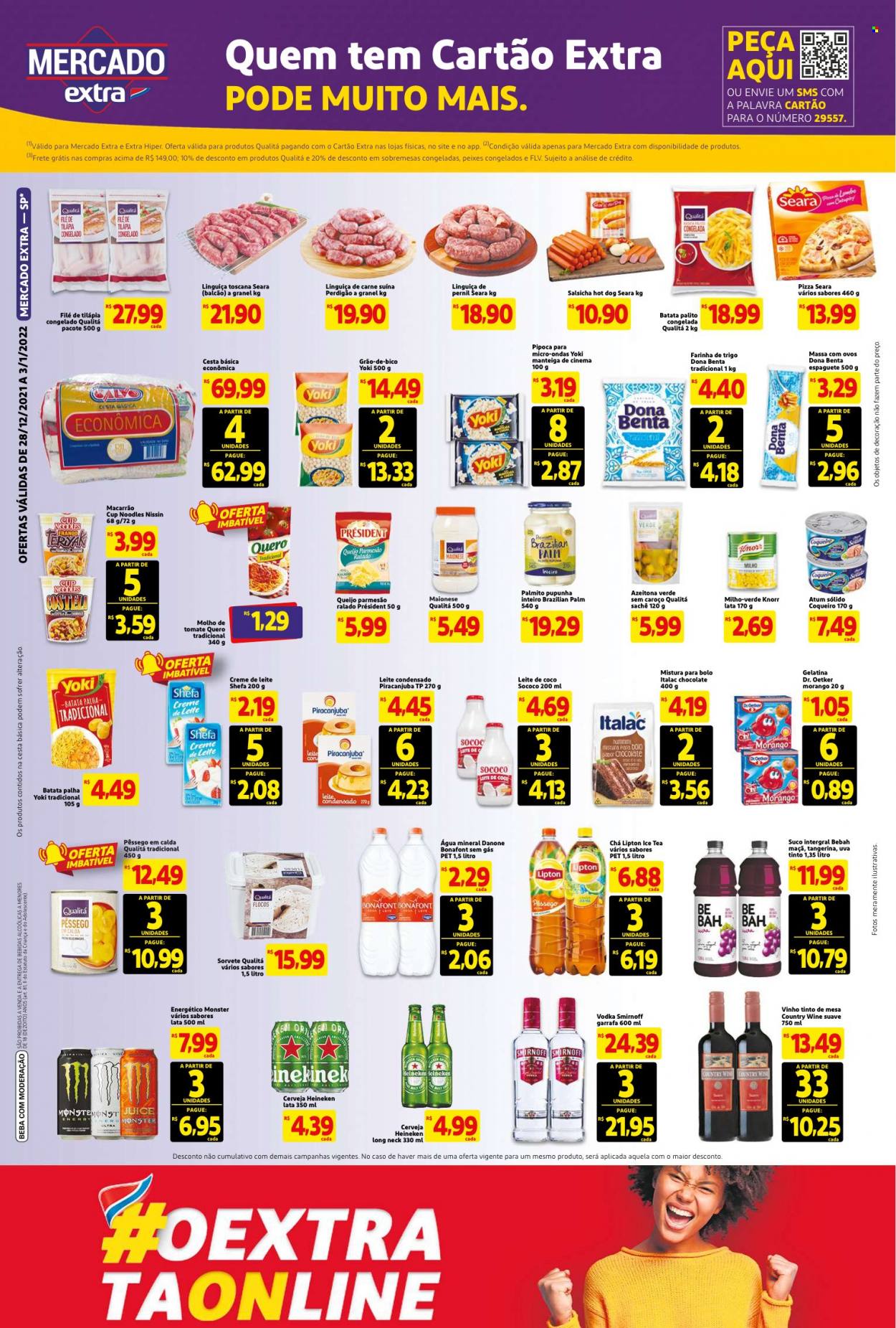 Folheto Mercado Extra - 28/12/2021 - 03/01/2022. Página 2