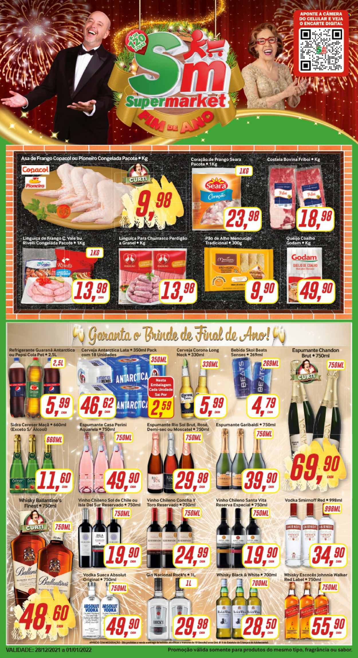 Folheto Rede Supermarket - 28/12/2021 - 01/01/2022. Página 1