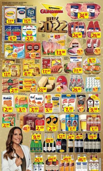 Folheto Supermercados Guanabara - 29/12/2021 - 03/01/2022.
