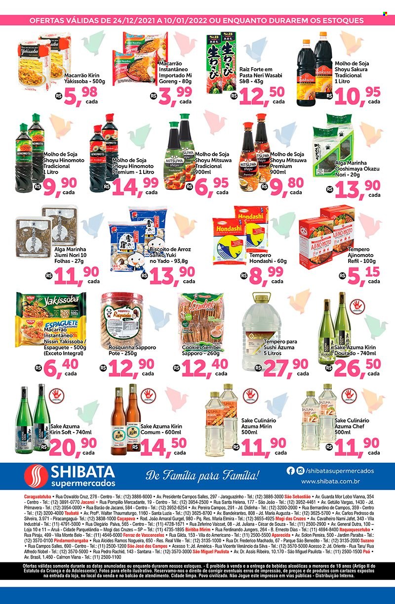 Folheto Shibata Supermercados - 24/12/2021 - 10/01/2022. Página 2
