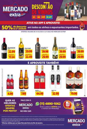 Folheto Mercado Extra - 31/12/2021 - 02/01/2022.