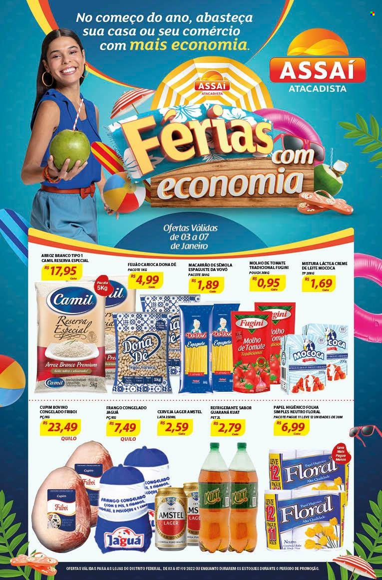 Folheto Assaí Atacadista - 03/01/2022 - 07/01/2022. Página 1