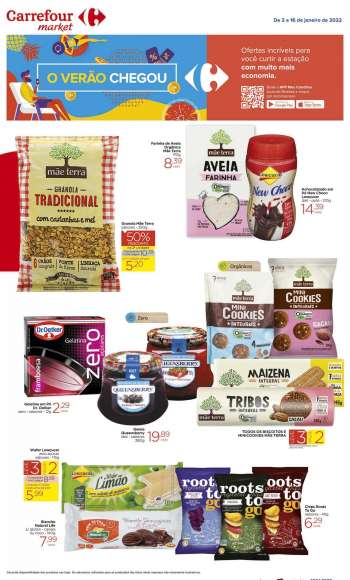 Folheto Carrefour Market - 03/01/2022 - 16/01/2022.