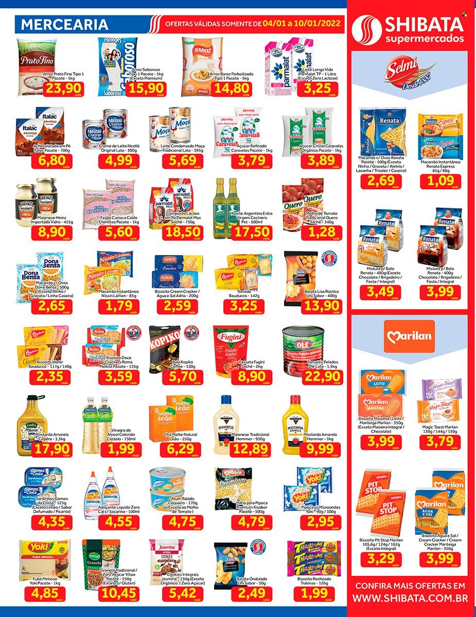 Folheto Shibata Supermercados - 04/01/2022 - 10/01/2022. Página 2