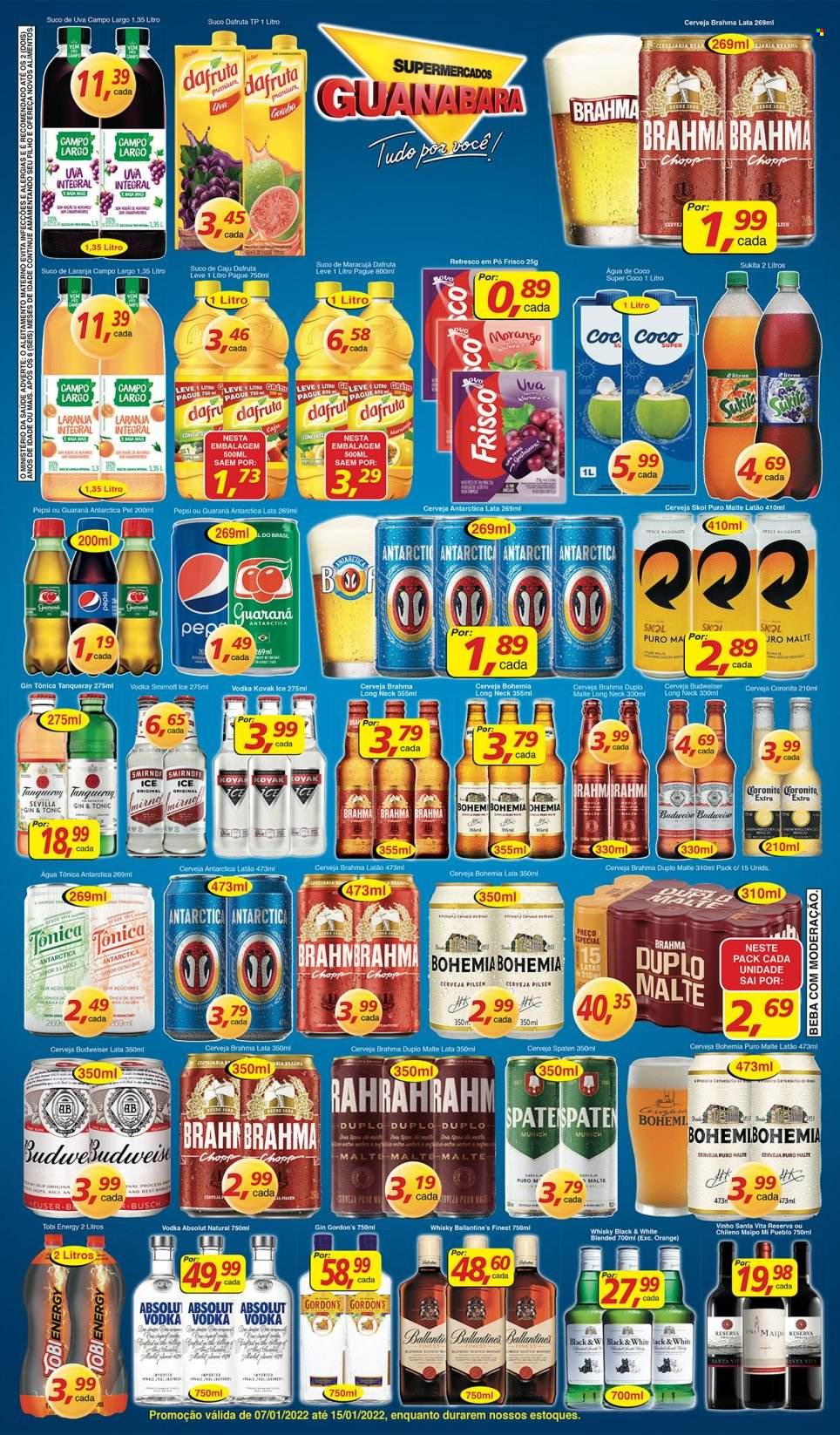 Folheto Supermercados Guanabara - 07/01/2022 - 15/01/2022. Página 7
