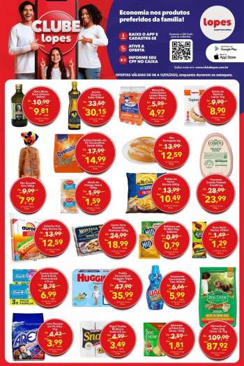 Folheto Lopes Supermercados - 06/01/2022 - 12/01/2022.
