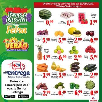 Folheto Semar Supermercados - 11/01/2022 - 12/01/2022.