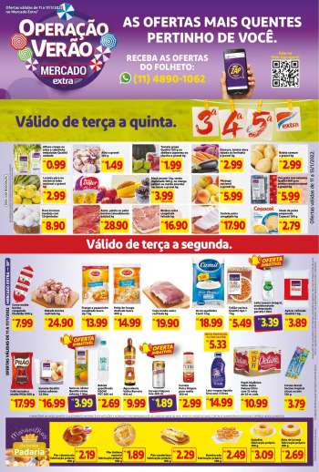 Folheto Mercado Extra - 11/01/2022 - 17/01/2022.