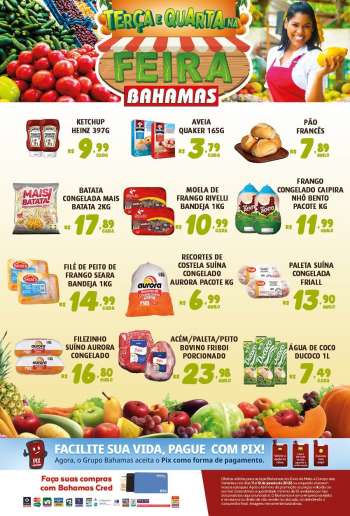 Folheto Bahamas Supermercados - 11/01/2022 - 12/01/2022.