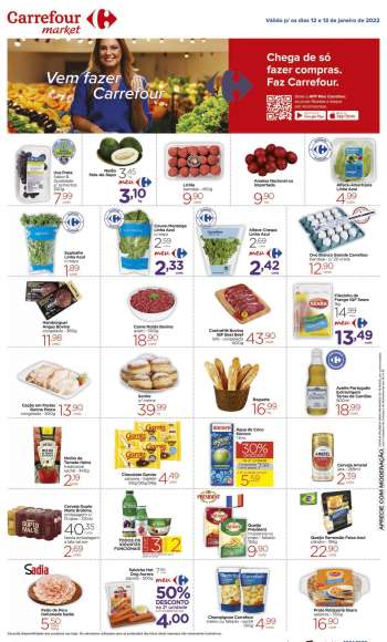 Folheto Carrefour Market - 12/01/2022 - 13/01/2022.