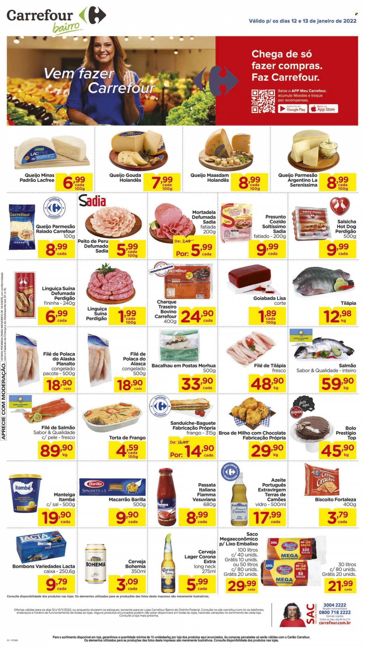 Folheto Carrefour Bairro - 12/01/2022 - 13/01/2022. Página 2