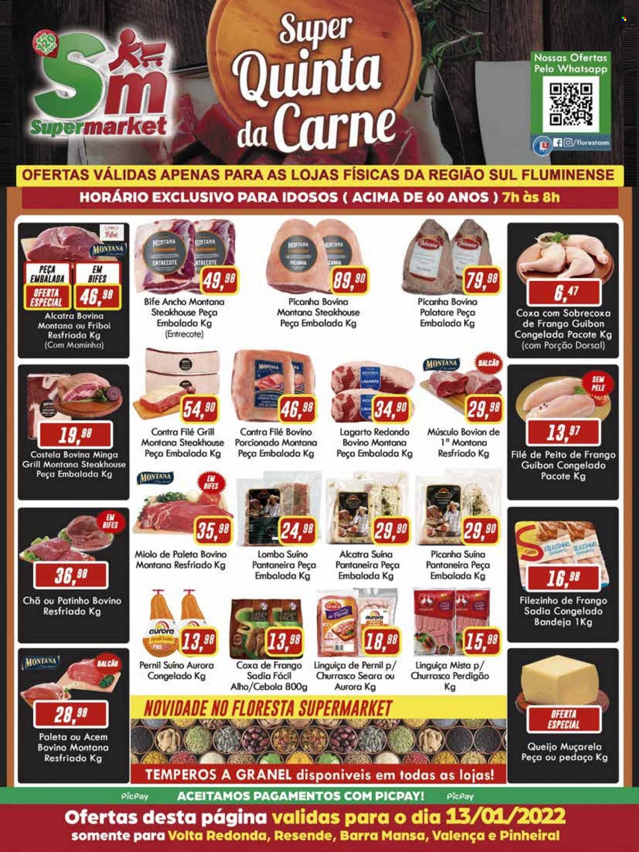 Folheto Rede Supermarket - 13/01/2022 - 13/01/2022. Página 1
