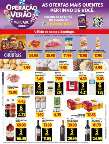 Folheto Mercado Extra - 14/01/2022 - 16/01/2022.