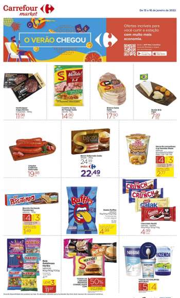 Folheto Carrefour Market - 13/01/2022 - 16/01/2022.