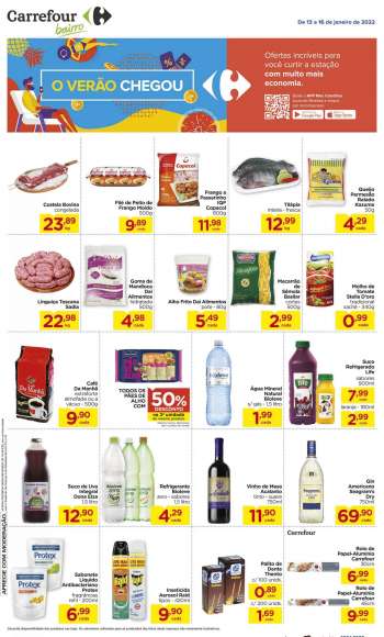 Folheto Carrefour Bairro - 13/01/2022 - 16/01/2022.