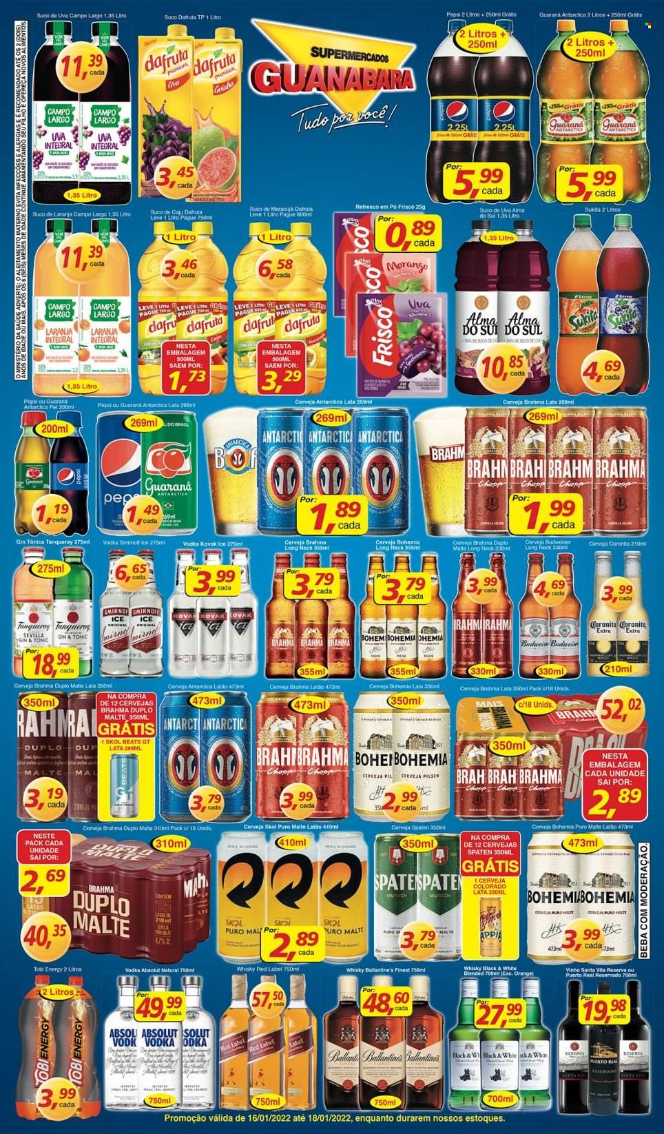 Folheto Supermercados Guanabara - 16/01/2022 - 18/01/2022. Página 7